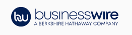 Logo of Business Wire with a dark blue circle containing stylized "bw" initials on the left. The text "businesswire" appears in lowercase letters, and "A Berkshire Hathaway Company" is written below in smaller font.