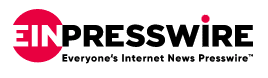 Logo for EIN Presswire. The logo features "EIN" in bold white letters on a red circular background, next to "PRESSWIRE" in black text. Below, the tagline reads, "Everyone's Internet News Presswire™.