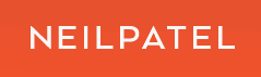 White text spelling "NEILPATEL" on an orange background.