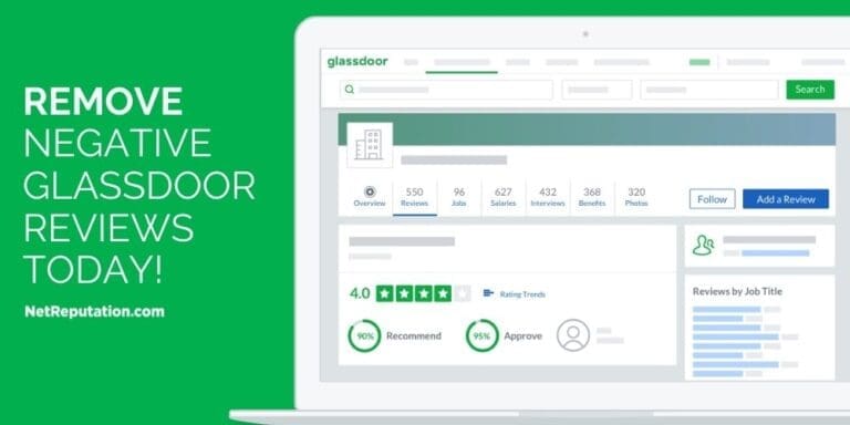 Remove Negative Reviews From Glassdoor | NetReputation